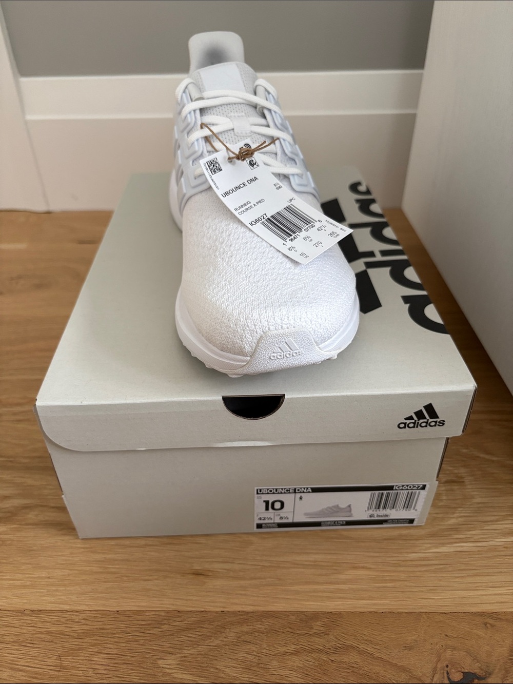 adidas White Women's Lace-Up Sneakers